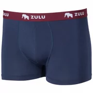 Majtki męskie - Męskie bokserki Zulu Bambus 210 Rozmiar: M / Kolor: niebieski/czerwony - miniaturka - grafika 1
