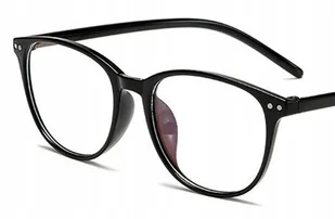 Okulary korekcyjne plusy do czytania czarne +2.5 - Okulary korekcyjne, oprawki, szkła - miniaturka - grafika 1