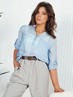Bluzki damskie - Koszula damska LUNA błękitna Dstreet RY2326-L - miniaturka - grafika 1
