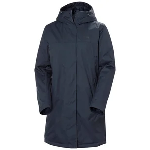 Damski płaszcz HELLY HANSEN W VANCOUVER FLEECE LINED JKT 54268_597 – Granatowy - Płaszcze damskie - miniaturka - grafika 1