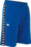 Spodnie sportowe męskie - Kappa Spodenki męskie Kappa Italo niebieskie 309013 19-4151 S - miniaturka - grafika 1