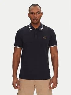Napapijri Polo E-Macas NP0A4ID51761 Granatowy Regular Fit - Koszulki męskie - miniaturka - grafika 1