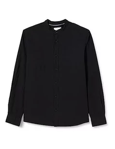 s.Oliver Koszula męska, z długim rękawem, szaro-czarna, XL, szary/czarny, XL - Koszule męskie - miniaturka - grafika 1