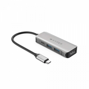 Stacje dokujące i replikatory portów - HYPERDRIVE Hyper HD 4-in-1 Srebrny HD41-GL Srebrny USB-C - miniaturka - grafika 1