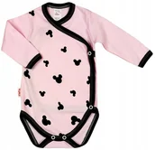 Body dla niemowląt - Body KOPERTOWE WCZEŚNIAK MYSZKA RÓŻ 44 KLEKLE - miniaturka - grafika 1