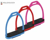 Akcesoria jeździeckie - WALDHAUSEN Strzemiona metalowe kolorowe - miniaturka - grafika 1