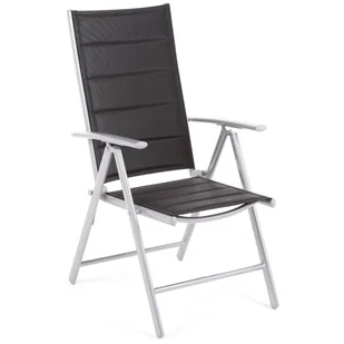 Meble ogrodowe aluminiowe Ibiza 185 cm Silver / Black 8+1 - Meble ogrodowe - miniaturka - grafika 7