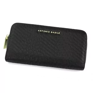 Portfel damski skórzany BASILE LADY3814282 Czarny - Portfele - miniaturka - grafika 1