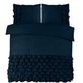 Pościel - 140x220 CYPRUS niebieski  kpl pościeli bawełna - miniaturka - grafika 1