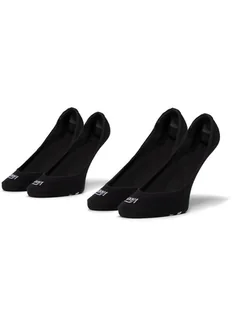 Vans Zestaw 2 par stopek dziecięcych Girly No Show VN0A33TIY281 r.31.5-36 Czarny - Skarpetki dla dzieci - miniaturka - grafika 1