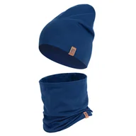 Moda i Uroda OUTLET - Czapka dziecięca wiosenna jesienna komin komplet bawełna dla dzieci HZD003 Heyo 48-56 - miniaturka - grafika 1