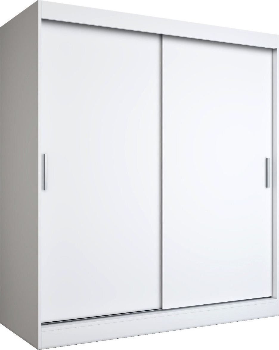MKPOL Szafa przesuwna MODUO COMFORT 180 biała mat gładka