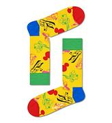 Skarpetki męskie - Happy Socks All Smiles Sock Sock, kolorowe i zabawne, Skarpety dla kobiet i mężczyzn, Żółty-Zielony-Niebieski-Czerwony (41-46) - miniaturka - grafika 1