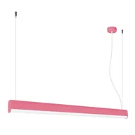 Lampy sufitowe - Lampa wisząca FARGE różowa LED 3000K SOLLUX LIGHTING - miniaturka - grafika 1