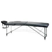 Stoły i łóżka do masażu - Beauty System Stół do masażu i rehabilitacji BS-723 Czarny BS-723/BLACK - miniaturka - grafika 1