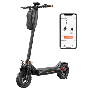 Hulajnoga elektryczna isinwheel T4, wersja ABE, silnik 500W, bateria 48V 12,5Ah, 10-calowe opony, prędkość 20km/h, zasięg 70km - Hulajnogi elektryczne - miniaturka - grafika 1