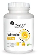 Witaminy i minerały - Aliness Witamina C 500mg (Długo Uwalniająca Się 12h) 100 Kapsułek wegetariańskich - miniaturka - grafika 1