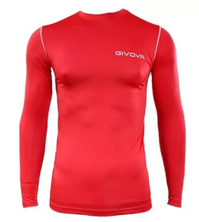 Bielizna sportowa męska - GIVOVA CORPUS 3, Koszulka, czerwona - grafika 1