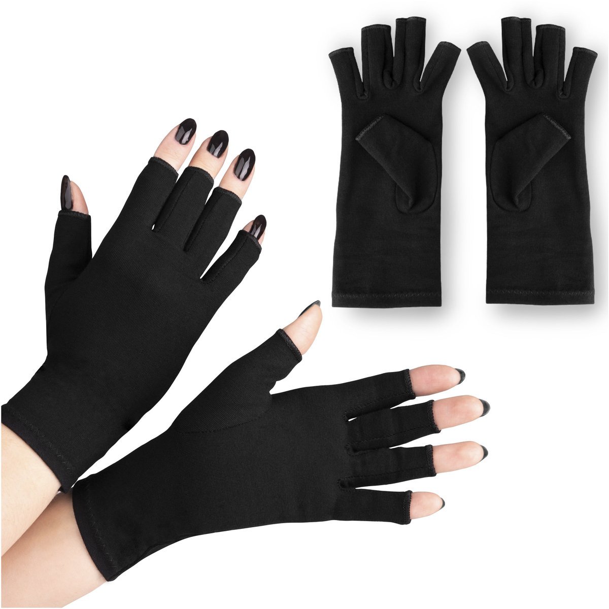 Rękawiczki Kompresyjne Reumatoidalne czarne S