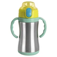 Kubki termiczne - Kubek termiczny / termos bidon stalowy zielony 300 ml - miniaturka - grafika 1