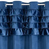 Zasłony - Zasłona EUROFIRANY Erin 140 x 250 cm Granatowy - miniaturka - grafika 1