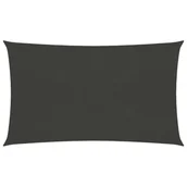 Parasole ogrodowe - vidaXL Żagiel przeciwsłoneczny, 160 g/m, antracytowy, 2x5 m, HDPE vidaXL - miniaturka - grafika 1