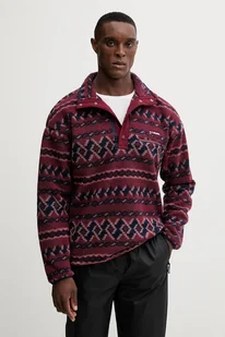 Columbia bluza sportowa Helvetia II kolor bordowy wzorzysta 2098461 - Bluzy męskie - miniaturka - grafika 1