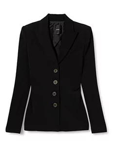 PINKO Damska kurtka neoprenowa Edvige Fluid kombinezon biznesowy, kurtka, Z99_czarna limuzyna, 46, Z99_czarna limuzyna - Kurtki damskie - miniaturka - grafika 1