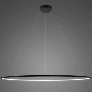 Lampa wisząca Ledowe Okręgi No.1 Φ230 cm in 4k czarna Altavola Design - Lampy sufitowe - miniaturka - grafika 1