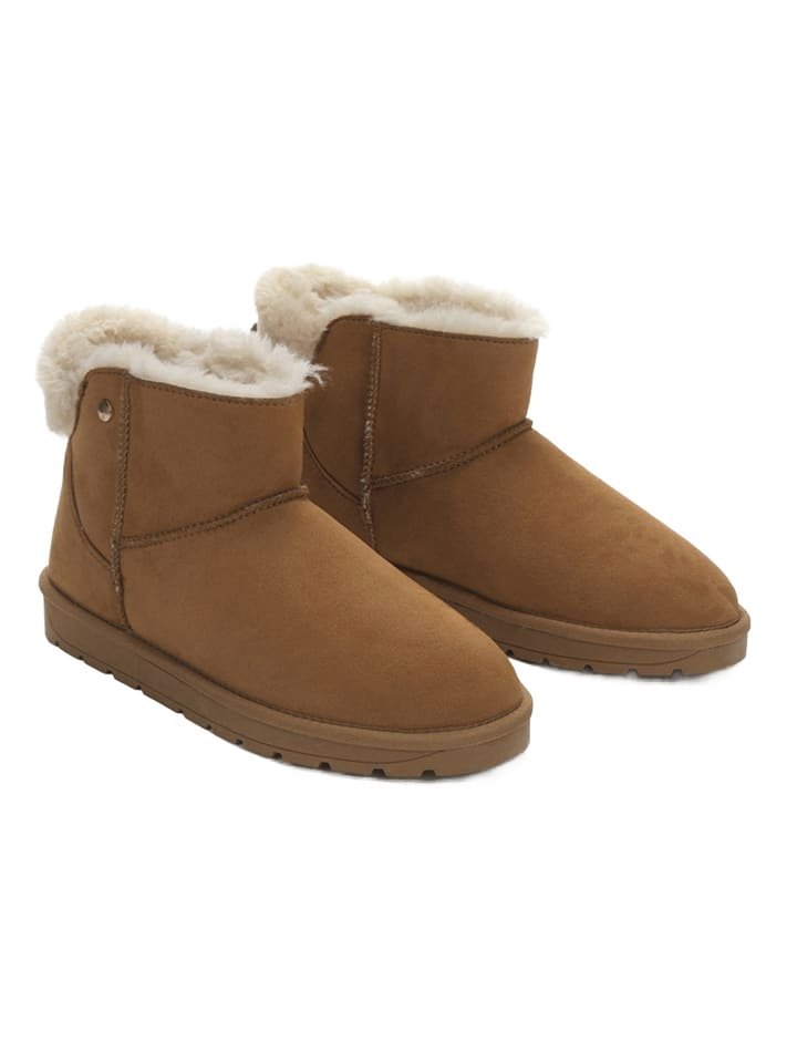 ISLAND BOOTS BRĄZOWE ŚNIEGOWCE Z KOŻUSZKIEM I NISKIE 40 3EA