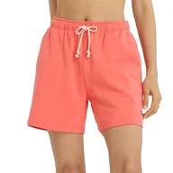 Spodnie sportowe damskie - Spodenki damskie New Balance WS41508DTR - pomarańczowe - miniaturka - grafika 1