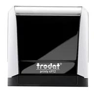 Pieczątki - Pieczątka TRODAT 4912 biała, poduszka czarna, 47x18mm, 1 szt. - miniaturka - grafika 1
