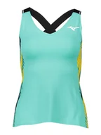 Koszulki sportowe damskie - Mizuno Top sportowy w kolorze turkusowym - miniaturka - grafika 1