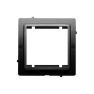 Inne akcesoria elektryczne - Kontakt Simon Adapter przejściówka na osprzęt standardu 45×45 mm czarny mat - miniaturka - grafika 1