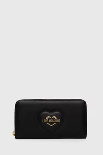 Portfele - Love Moschino portfel kolor czarny - grafika 1