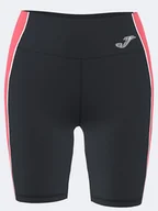 Spodnie sportowe damskie - Joma Szorty funkcyjne w kolorze czarno-jasnoróżowym - miniaturka - grafika 1