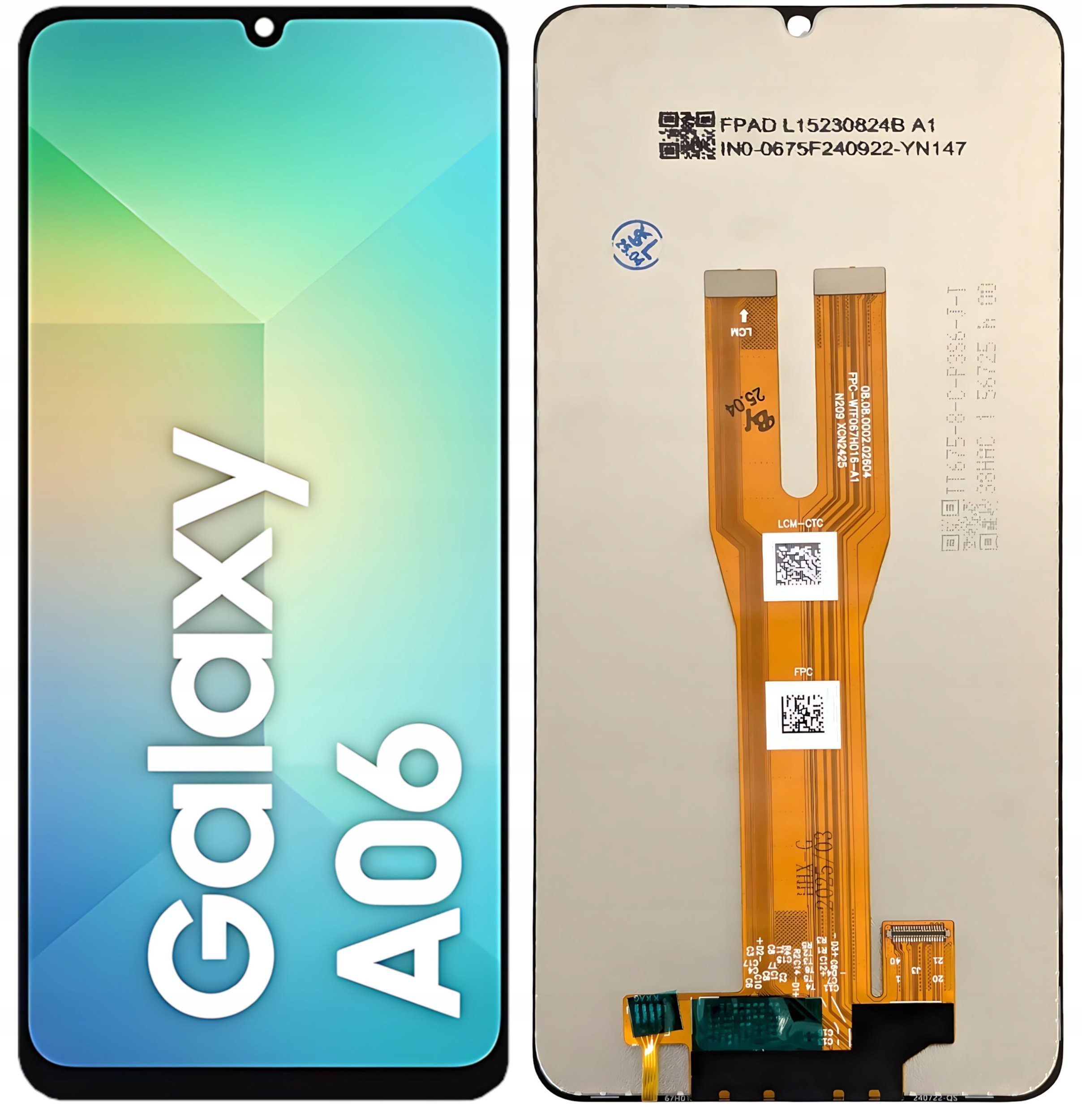 Wyświetlacz do Samsung Galaxy A06 4G Ekran LCD SM-A065F SM-A065M 5904858345816