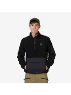 Bluzy męskie - Bluza męska polarowa Rossignol Fleece Anorak czarny S - miniaturka - grafika 1