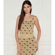 Bluzki damskie - GUESS Bluzka SARAH | Slim Fit | z dodatkiem wełny - miniaturka - grafika 1