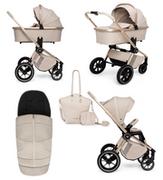 Wózki dziecięce - Muuvo Quick Wózek 2w1 Boho Beige - miniaturka - grafika 1