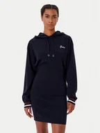Sukienki - Guess Sukienka dzianinowa V5BK01 Z1152 Granatowy Regular Fit - miniaturka - grafika 1