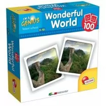 Lisciani Giochi I'm Genius Memoria 100 kart Świat 58945 - Gry planszowe - miniaturka - grafika 1