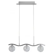 Lampy sufitowe - Candellux STARLET lampa sufitowa wisząca Chrom / TRANSPARENT 33-85743 - miniaturka - grafika 1