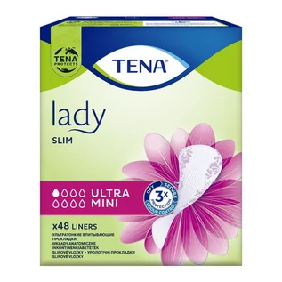 Akcesoria obuwnicze - Tena Lady Slim Ultra Mini Wkładki 48szt - grafika 1