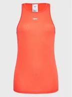 Koszulki i topy damskie - Reebok Top Perforated HH7385 Pomarańczowy Regular Fit - miniaturka - grafika 1
