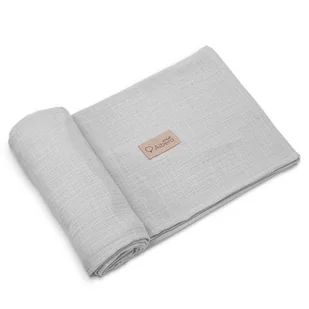Otulacz muślinowy 90x90 Boho Grey, Albero Mio - Rożki i beciki - miniaturka - grafika 1