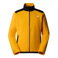 Bluzy sportowe męskie - Bluza The North Face Polartec Alpine 200 0A7WWLZU31 - żółto-czarny - miniaturka - grafika 1