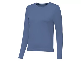 Koszulki sportowe damskie - CRIVIT CRIVIT Bluzka damska z długimi rękawami (S (36/38), Niebieski) - grafika 1