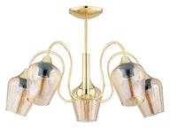 Lampy sufitowe - Julia żyrandol 5xE27 złoty O3565 W5 ZL - miniaturka - grafika 1