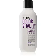 Szampony do włosów - KMS California Color Vitality Blonde Shampoo 300 ml Szampon do włosów blond niwelujący żółty odcień California - miniaturka - grafika 1